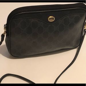 Vintage Gucci Black Shoulder Bag